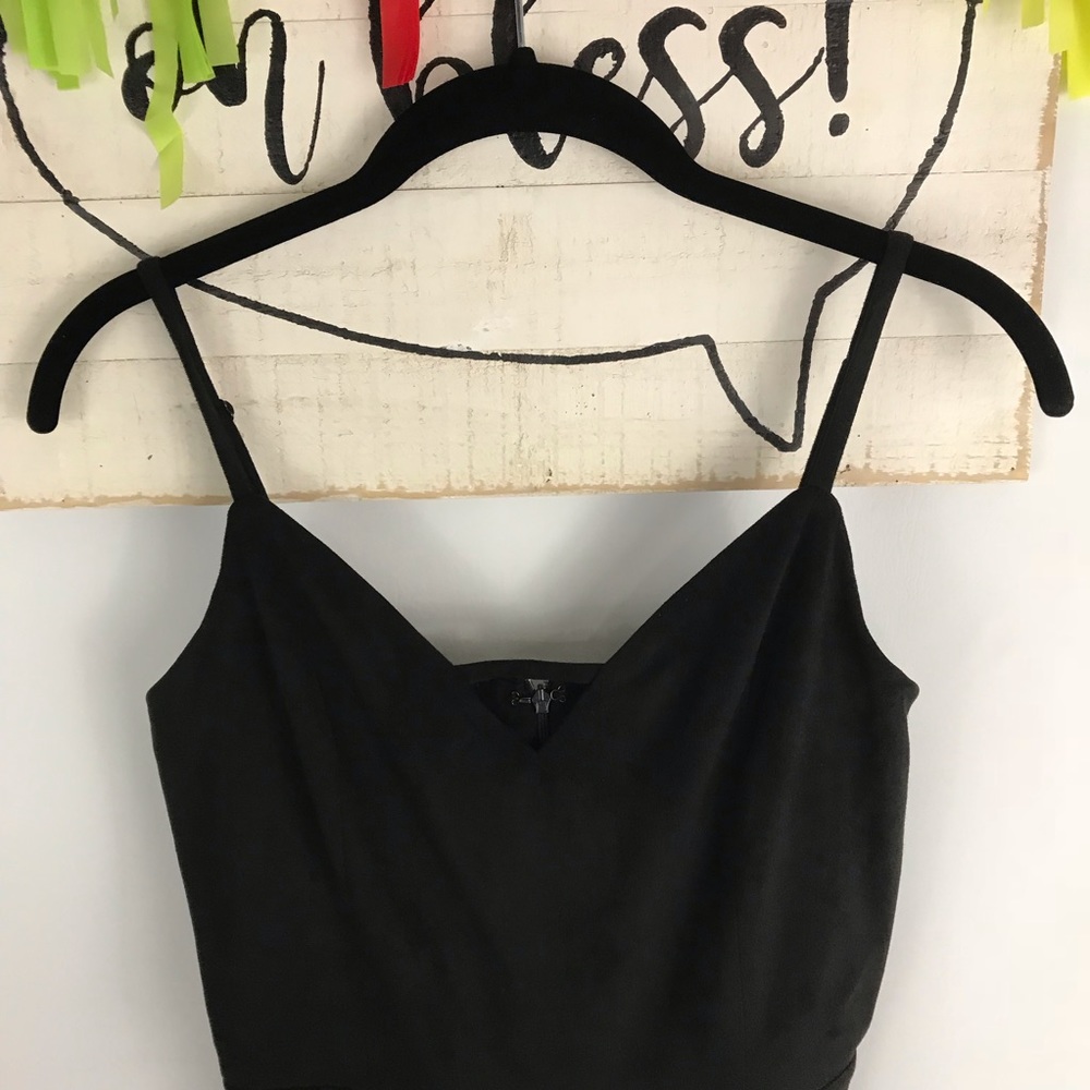 Jack by BB Dakota black suede jumpsuit - Picture 3 of 5